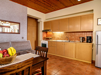  Küchenräume der Annaview Apartments & Suites