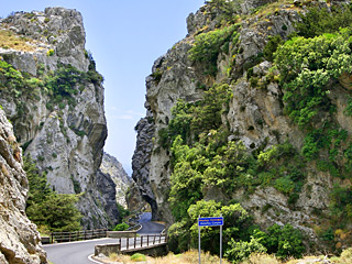 Kotsifos Gorge in Plakias, Crete