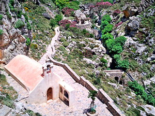 Kourtaliotis Gorge in Plakias, Crete