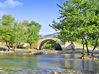 Preveli Bridge in Plakias, Crete
