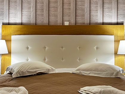 The amazing COCO-MAT king-size beds of Annaview Apartments & Suite for an incredibly comfortable night sleep