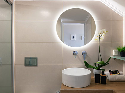 Luxurious bathrooms of Annaview Apartments & Suites