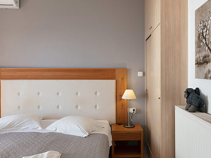 Luxurious bedroom corners of a Top Floor Suite